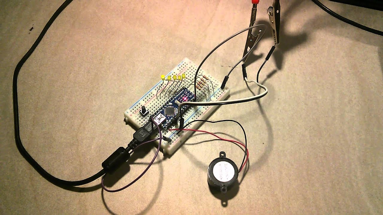 Signalizace hladiny v nádrži vylepšené o arduino