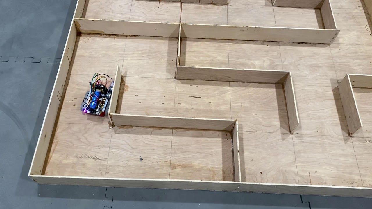 This wall following robot can solve a maze but not perfectly. How to improve it?