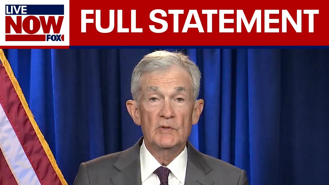 FULL: Watch Powell's shocking Sunday night surprise statement on Fed Chair