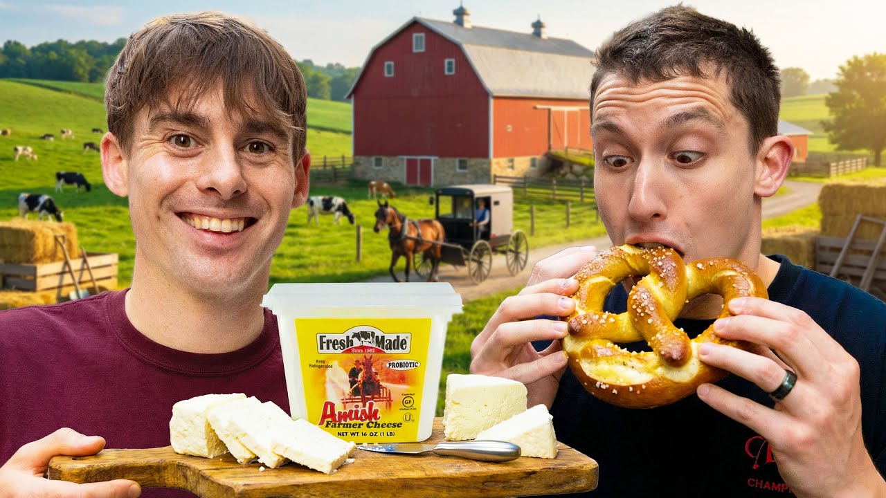 Two Brits try Amish Country food!