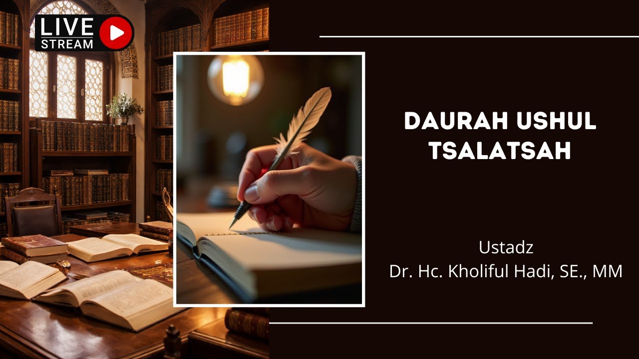 [LIVE] Daurah Tsalasatul Ushul | Sesi 3 #kholifulhadi #daurah_ushultsalatsah #kholifulhadilive