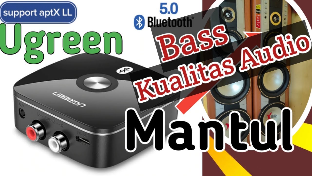 Review UGREEN Bluetooth Audio Receiver Wireless | Kualitas dan Bass Mantul |