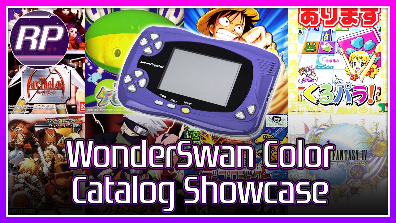 WonderSwan Color Catalog Showcase - Retro Pals