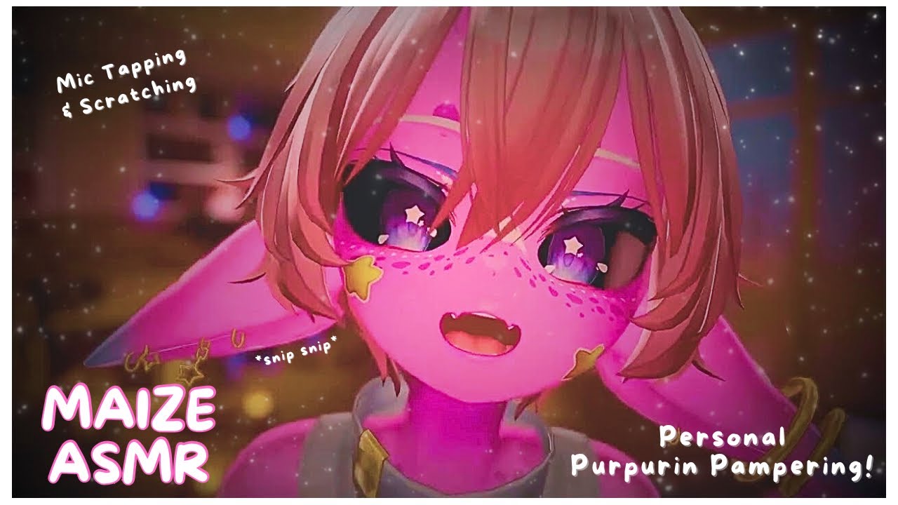Curious Alien Gives You A Cosy Manicure | VRChat ASMR mic tapping, scratching & fireplace ambience