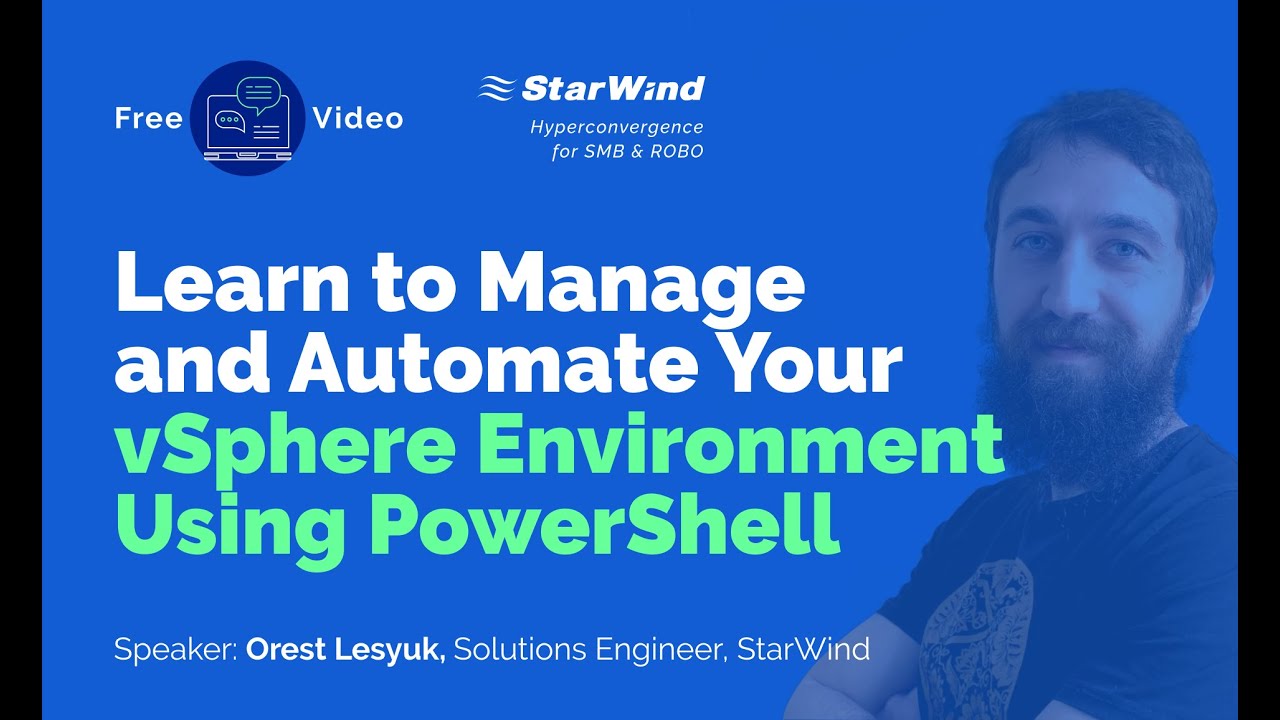 Manage Your vSphere Environment Using PowerShell