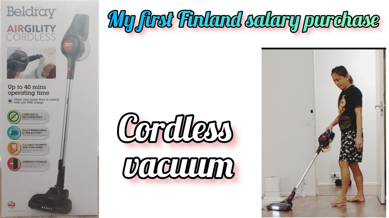 FinLife: Unboxing my 1st salary purchase #beldray #airgility #vacuum