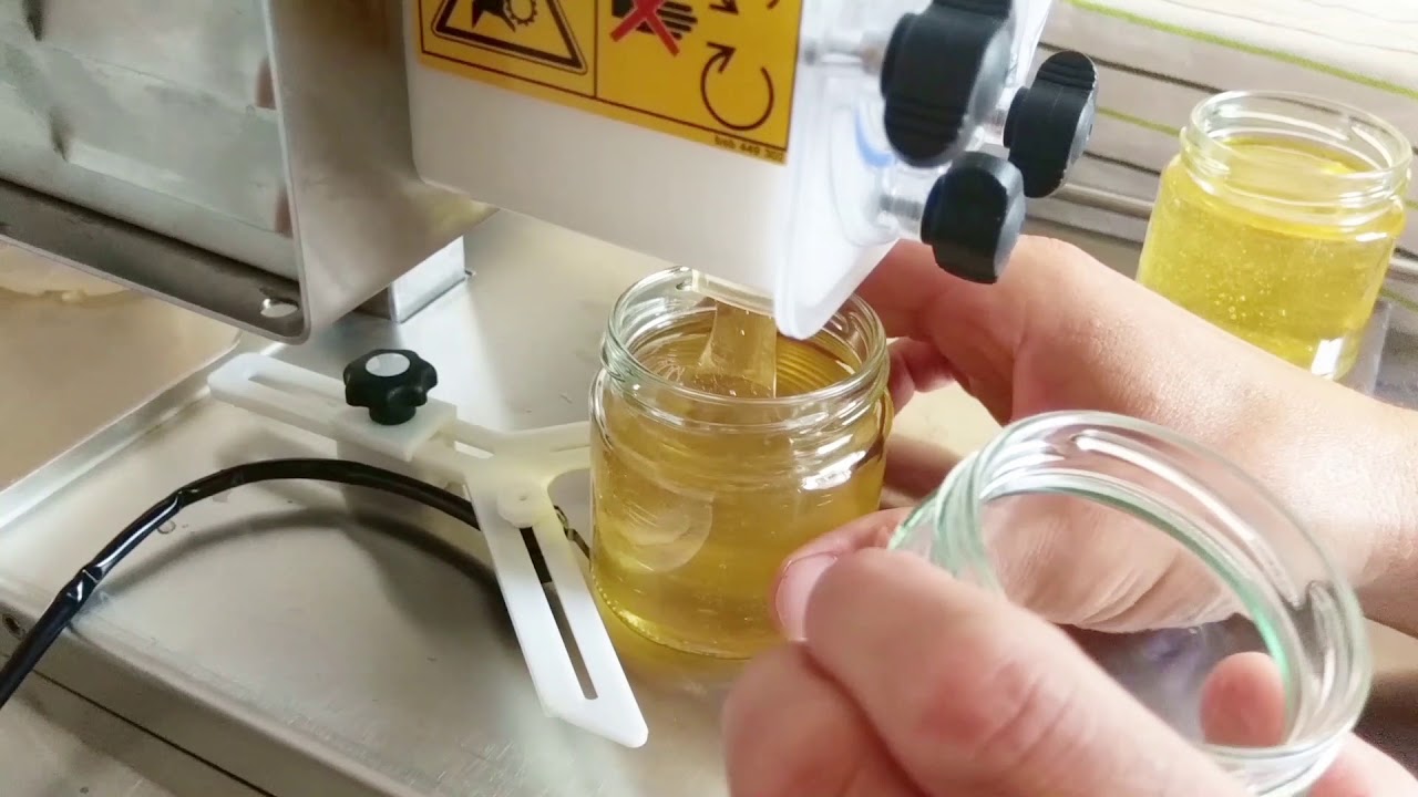 Honigabfüllmaschine NASSENHEIDER Fill up 2 - Honigabfüllung in Gläser 500 g, 250 g, 50 g