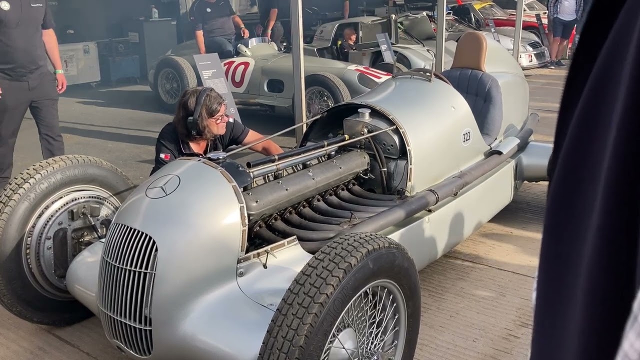 Mercedes-Benz Classic race cars at 2024 Goodwood Festival of Speed