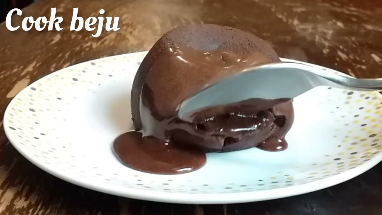 Chocolate Lava pudding.  irresistible warm melting chocolate cake so amazing yet so easy . love it.