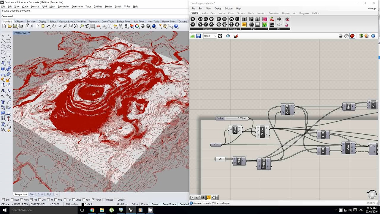 Grasshopper - Creating a Site Model From Contours