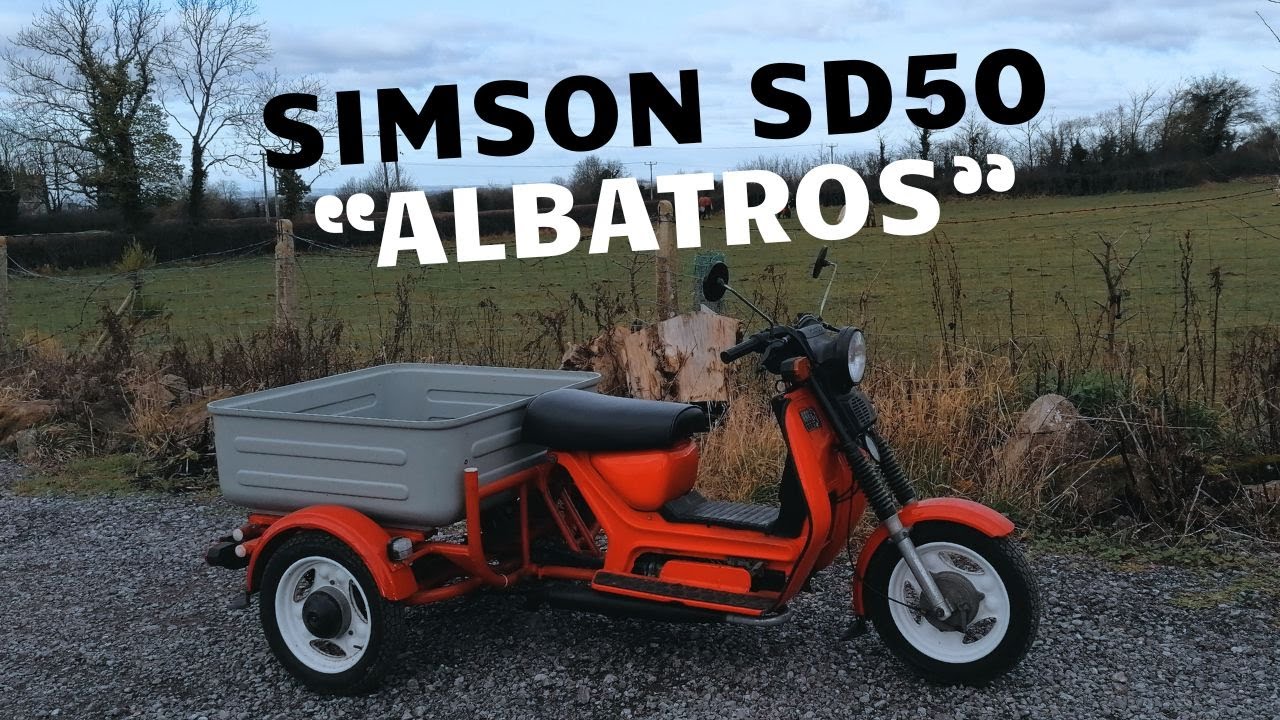 🔥 SIMSON SD 50 - Albatros 🛻 Niemiecki i LUKSUSOWY odpowiednik MOTORYDWANU 😅 UK Trip 2024 pt. 2