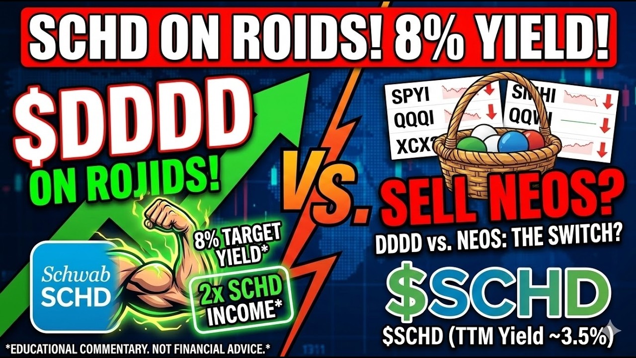 YIELDMAX'S NEW ETF $DDDD 8% SCHD ON ROIDS! SELL ALL YOUR NEOS!