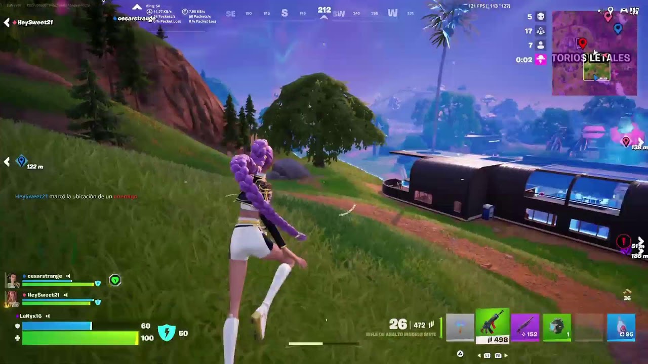 FORTNITE con cesarstrange y sweet
