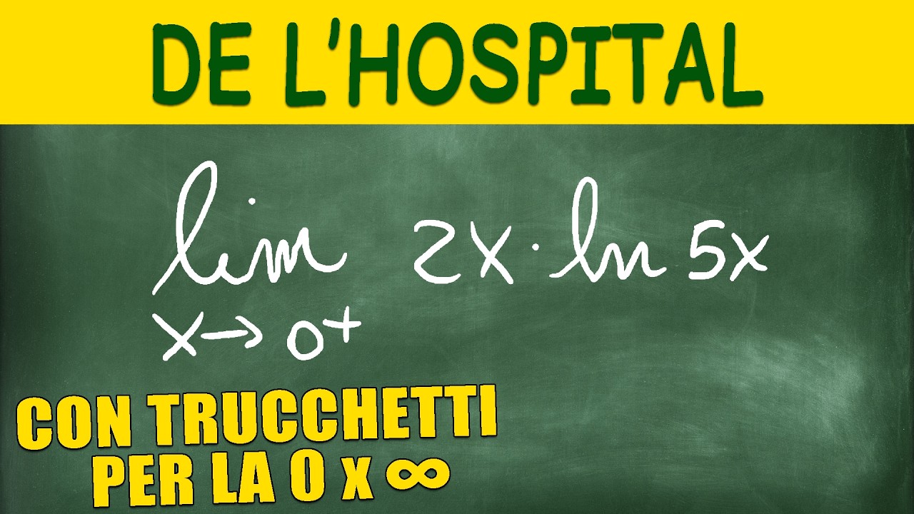 Risolvere Forme Indeterminate col Teorema di De L'Hospital - 6 Esercizi Svolti