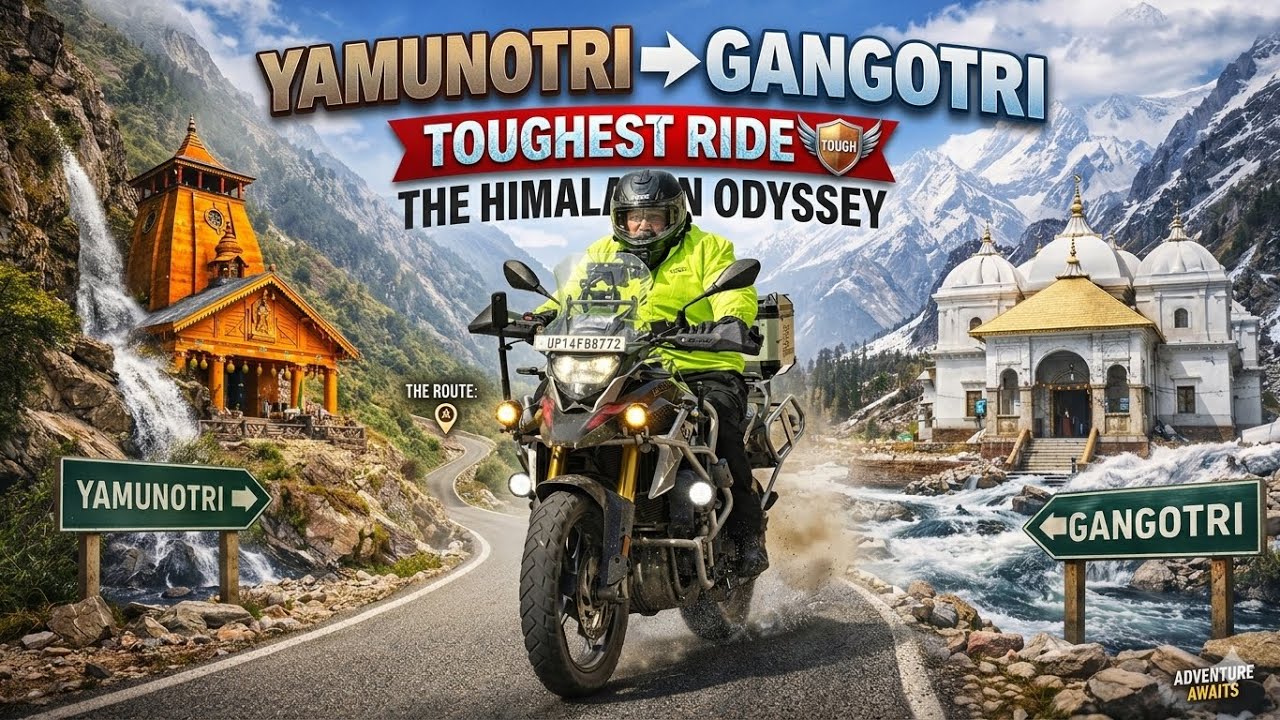 🏍️Yamunotri to Gangotri-Harshil | Bhagirathi Valley Ka Sabse Beautiful Route l Winter CharDham🛕
