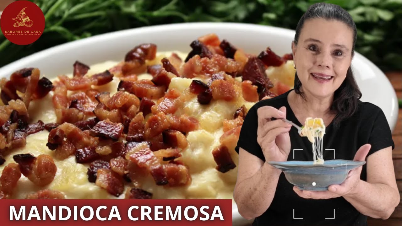 Fez essa mandioca cremosa uma vez... agora a fam&iacute;lia pede todo dia!💥