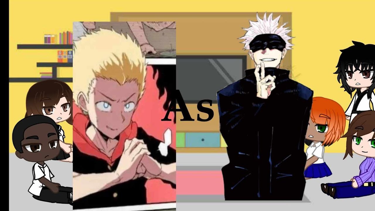Kokujin no tenkousie react to hiroki as gojo