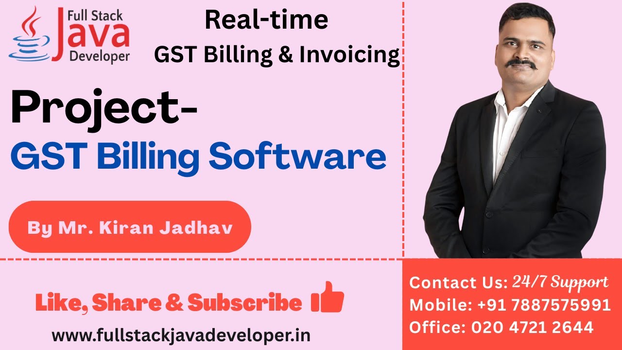 GST Billing Project | Learn with Mr. Kiran Jadhav