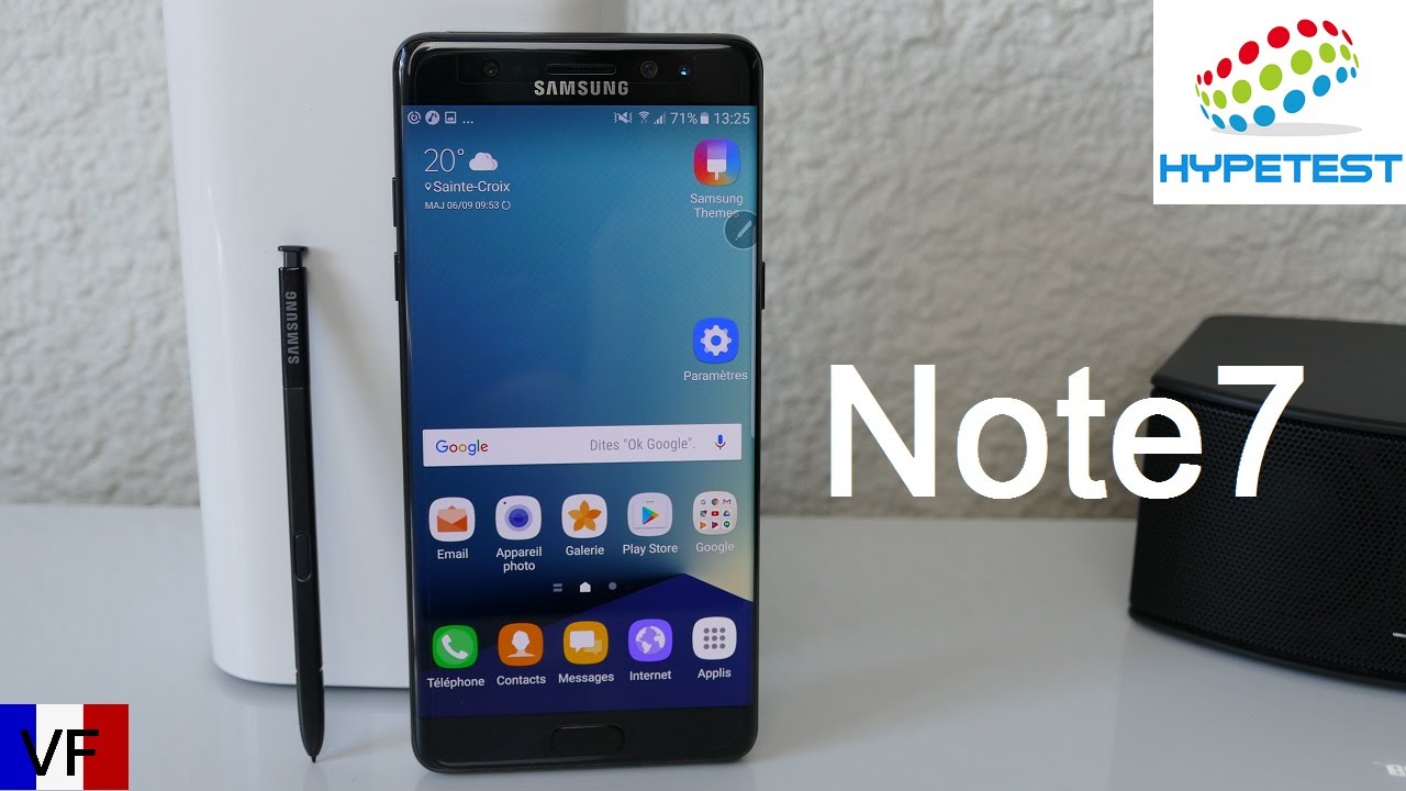 Test Samsung Note 7 Francais - Hypetest - HD