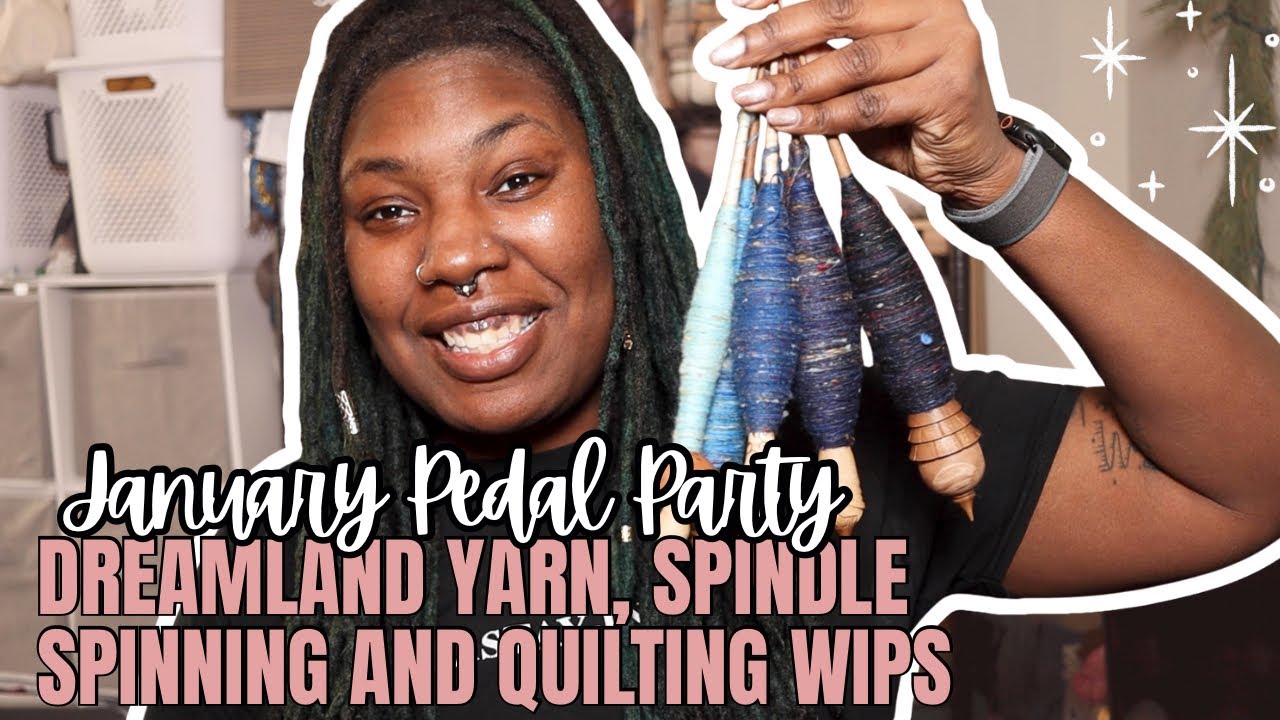Dreamland Fade, Quilted Ruby Vest, Sommelier Batt and Block of the Month || January Pedal Party