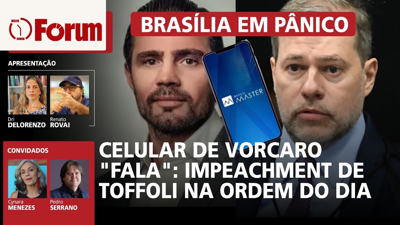 Celular de Vorcaro | Toffoli cai? | O vice de Flavio Bolsonaro | Lula na Quaest: URGENTE com ROVAI