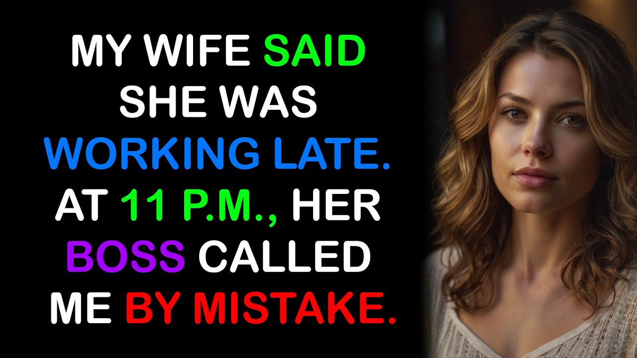 My Wife Said She Was Working Late. Her Boss Called Me at 11 P.M.