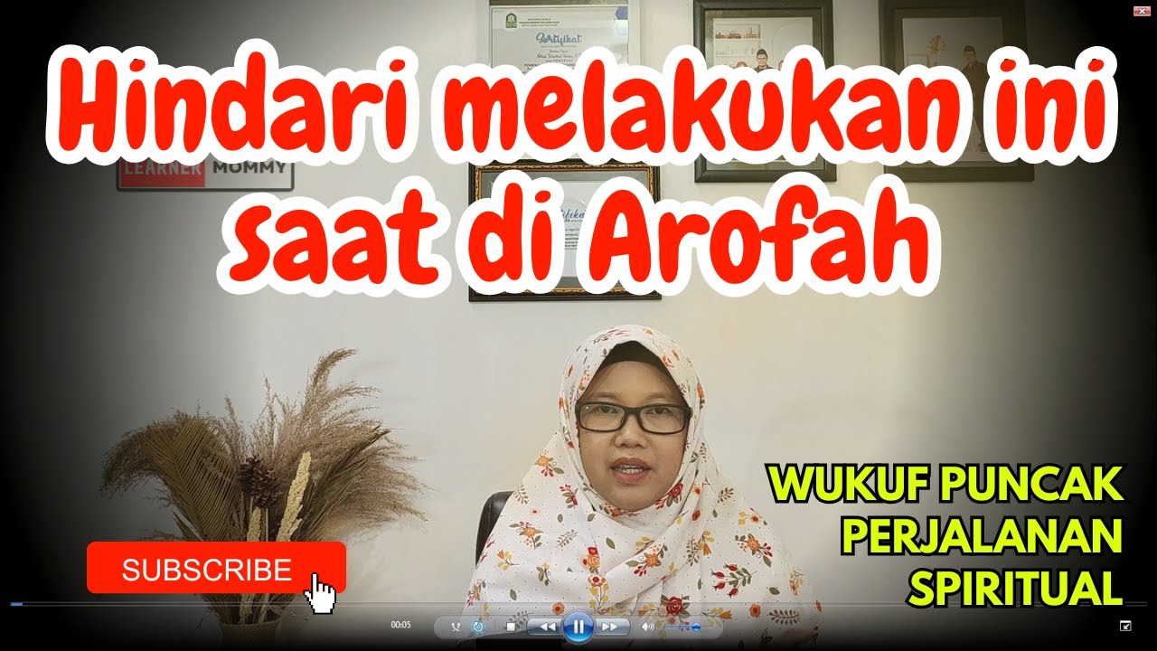 Hindari melakukan ini saat di Arafah #wukuf