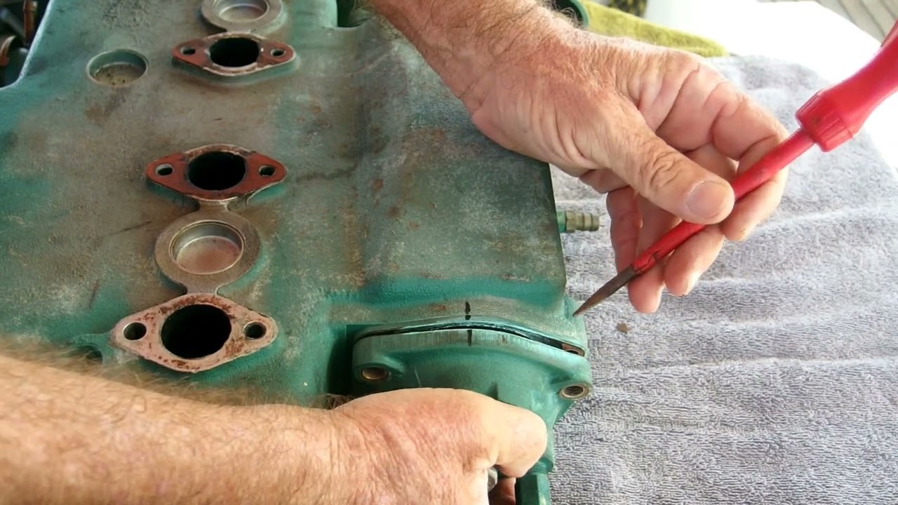 Heat Exchanger Volvo D2-55 cleaning, Wärmetauscher reinigen