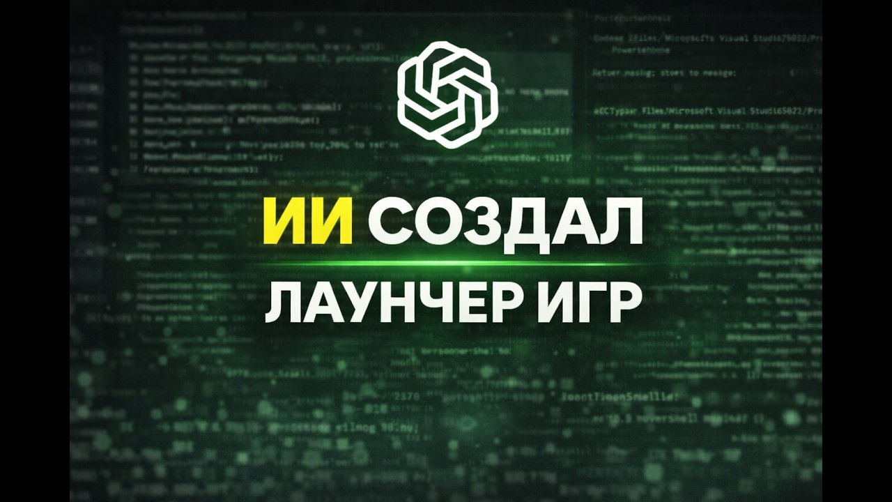ИИ создал лаунчер для игр(я больше не буду использовать стим)