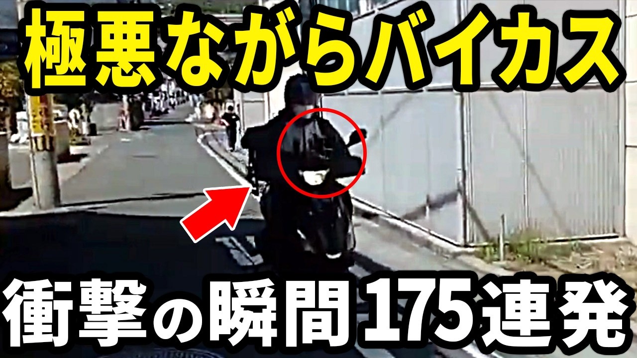 【ドラレコ総集編】運転中にスマホ見ながら余裕こいてるバイカス...この後ヤバい！ドラレコが見逃さなかった驚愕の行動/衝撃の映像   【交通安全推進、危機予知トレーニング】【スカッと】