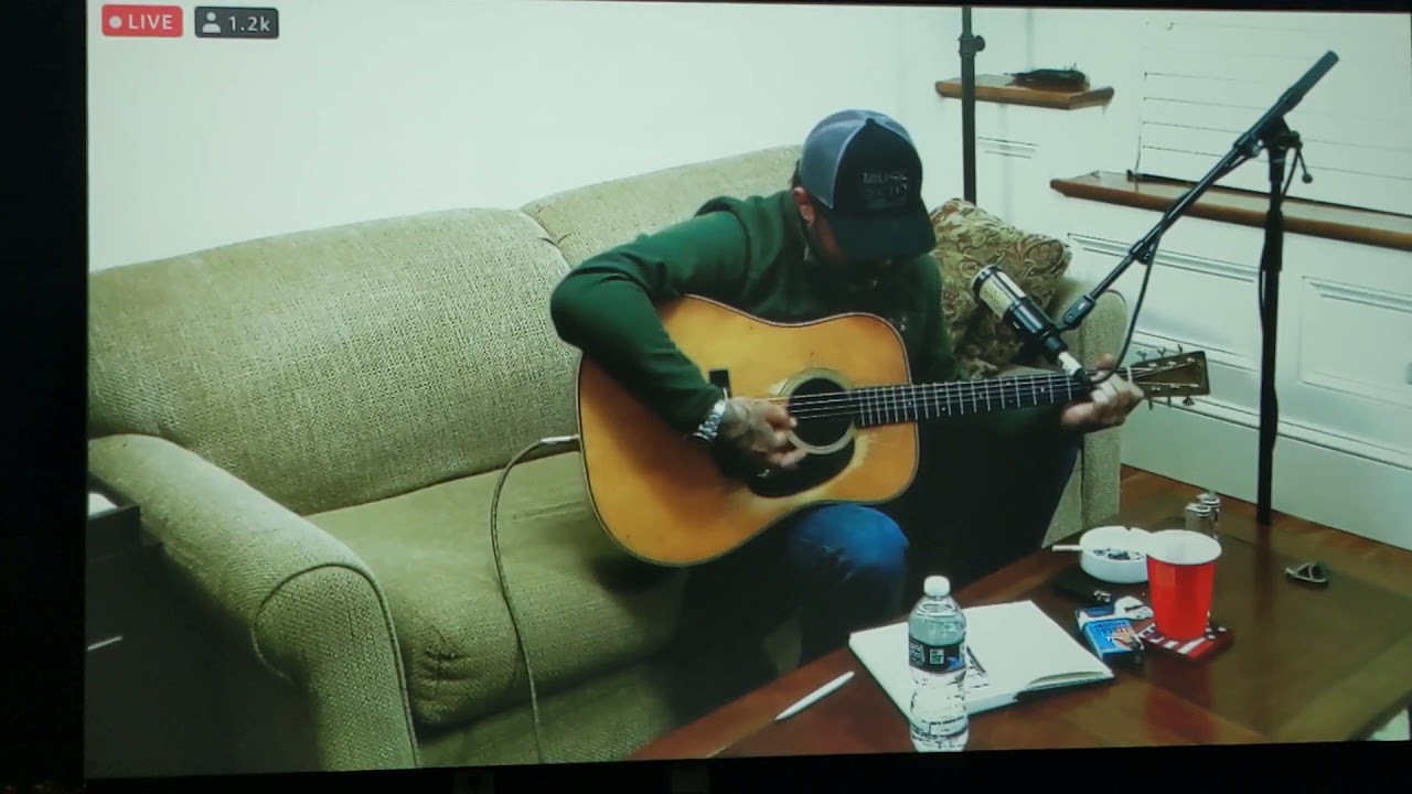 Aaron Lewis - Live from the Couch - Unnamed New Song - New Music 2021 Acoustic