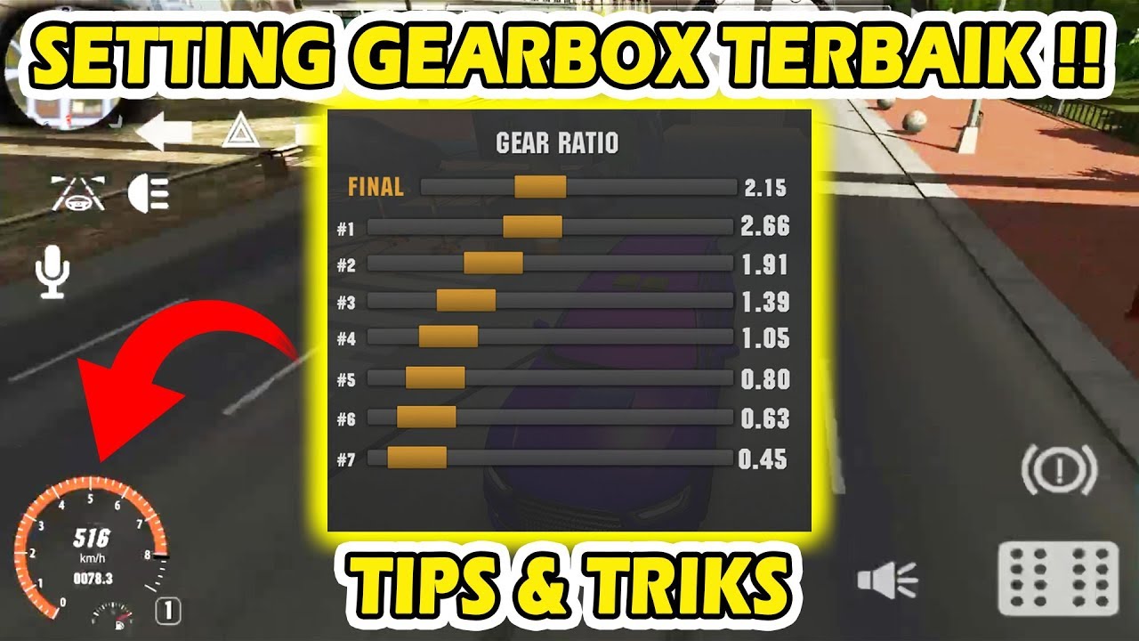CARA SETTING GEARBOX YANG BENAR !! Car Parking Multiplayer Indonesia