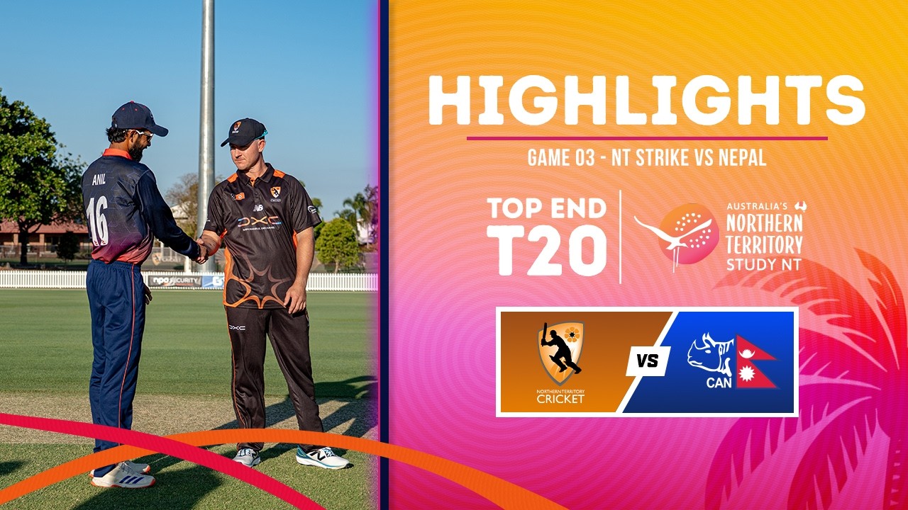 Лучшие моменты игры 03 | NT Strike против Непала | Study NT Top End T20 Series 2026