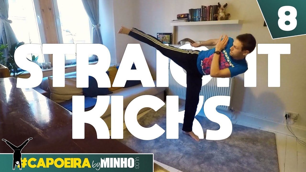 Bênção, Martello, Chapa - Practicing straight kicks of Capoeira | #capoeiraByMinho (Ep8)
