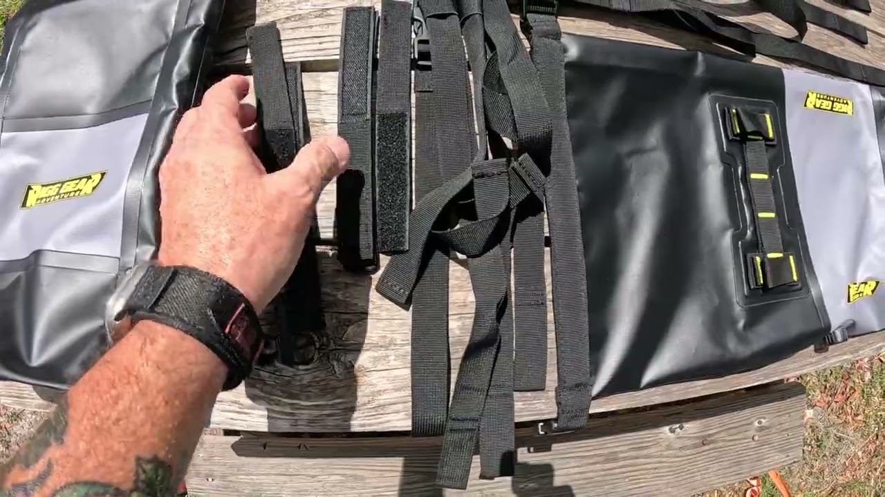 Nelson Rigg Dry 10L bag and 5L crash bar bag