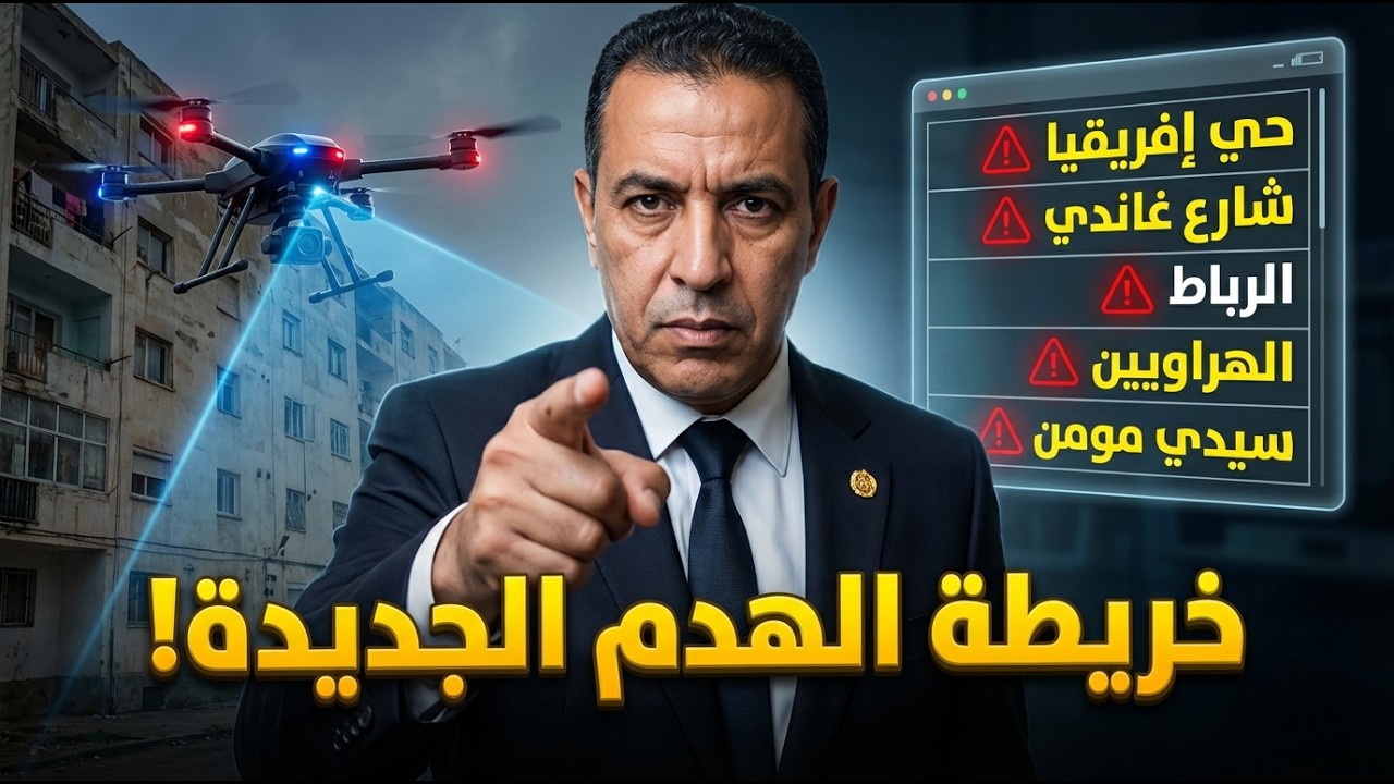 جديد الهدم الخريطة تتوسع فـ 2026! 🏚️كشفنا المستور! شكون الأحياء الجديدة اللي غاتمشي درون حاضيك! 🚁
