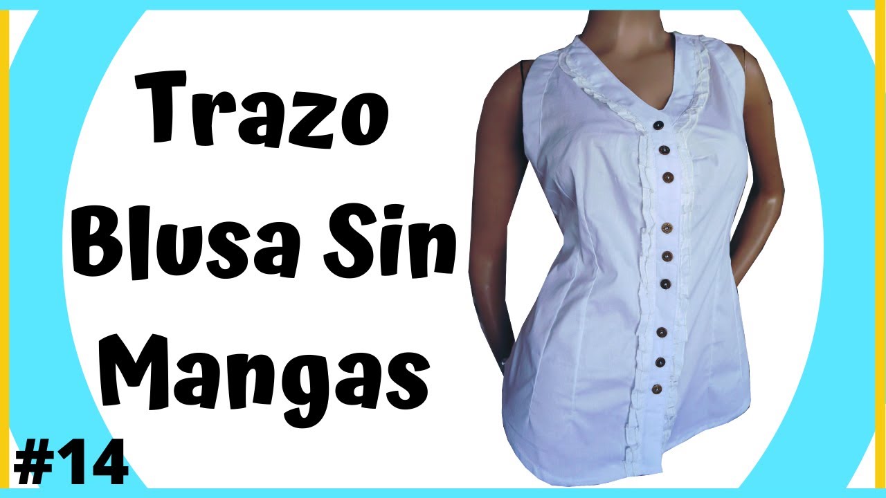 #14 ➡️ Blusa Manga Sisa Escote en V