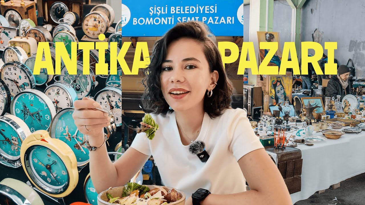 Sizi Feriköy Antika Pazarına Götürüyorum | İstanbul'da Pazar Günleri Ne Yapılır? | VLOG