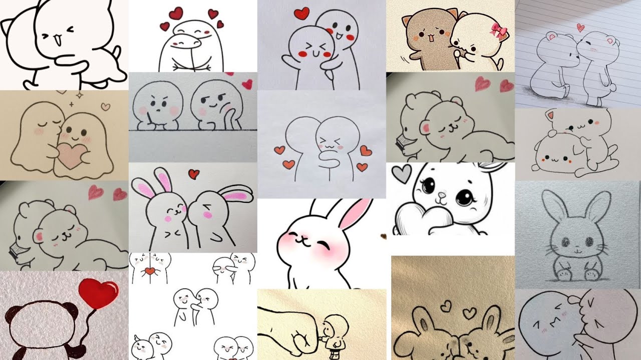 Easy drawing ideas for friends #friendshipday @myartworld-n 