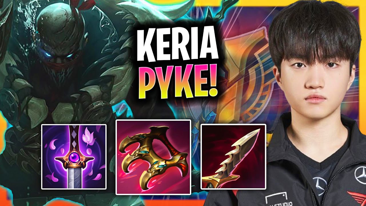 KERIA IS SO GOOD WITH PYKE! | T1 Keria Plays Pyke Support vs Nautilus!  Season 2024