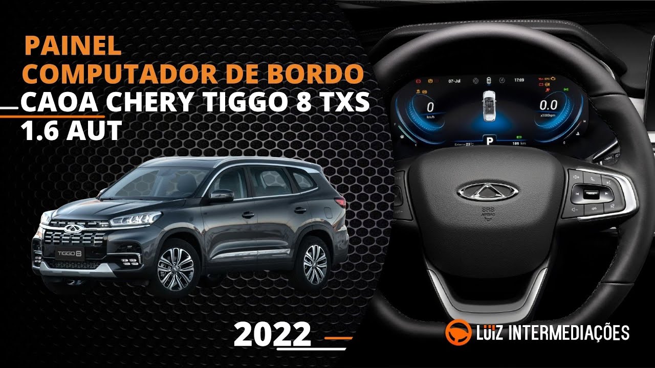 Painel | Computador de bordo | CAOA CHERY TIGGO 8 TXS 1.6 AUT 2022