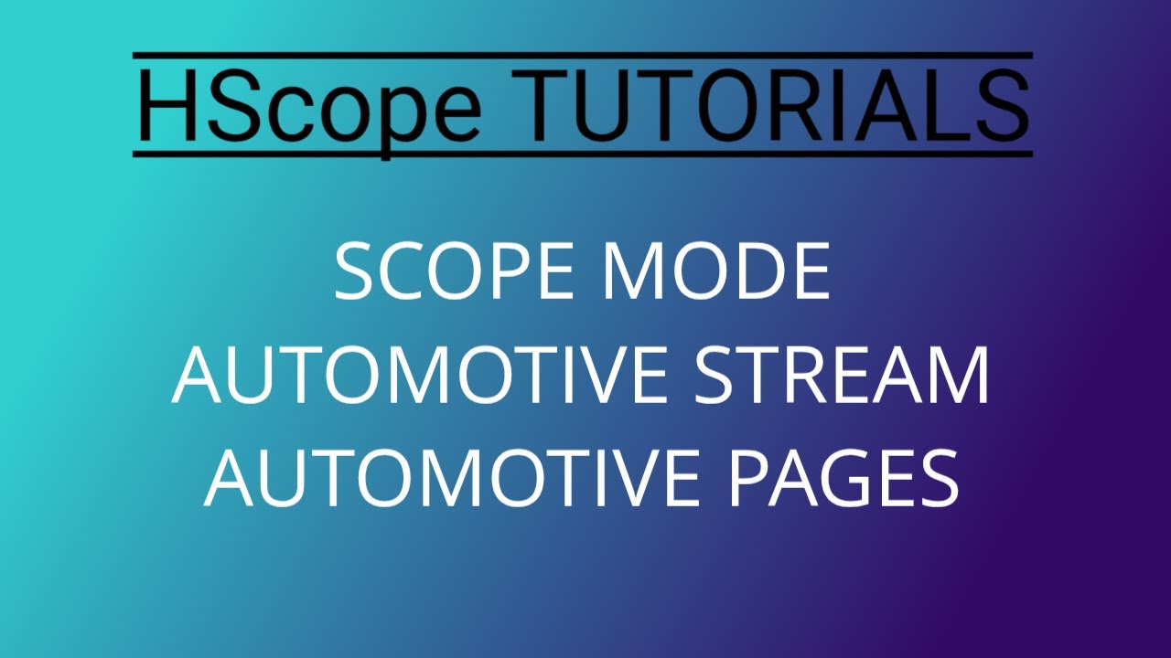 Учебное пособие по HScope №5 | Страницы по теме «Автомобили»
