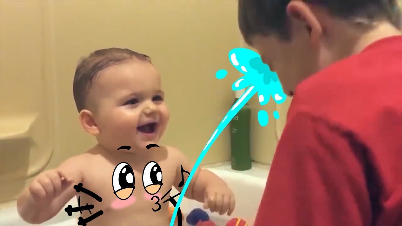 Try Not to Laugh Baby Doing Funny Things Baby Cute With Doodle - Woa Funny Doodles