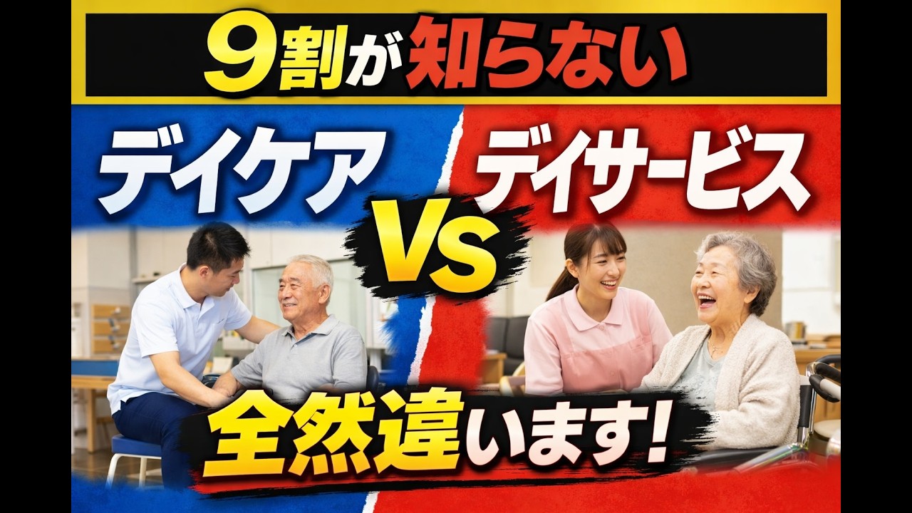 9割が知らない&hellip;デイケアとデイサービスの決定的な違い