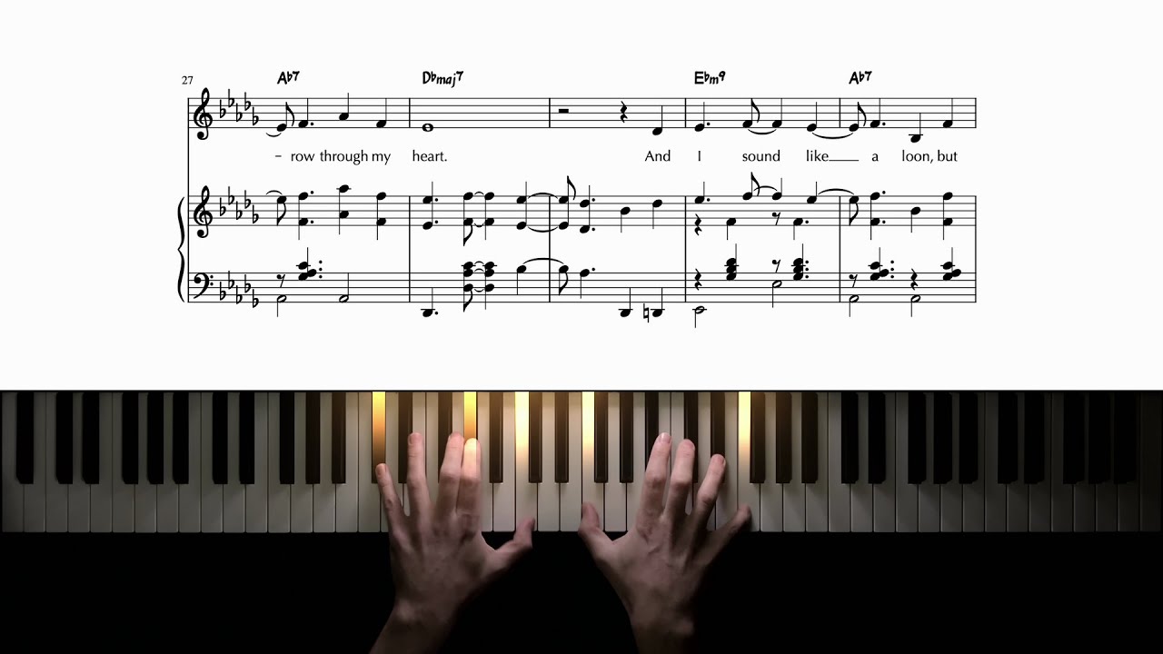 Laufey − From the Start − Jazzy Piano Cover + Sheet Music