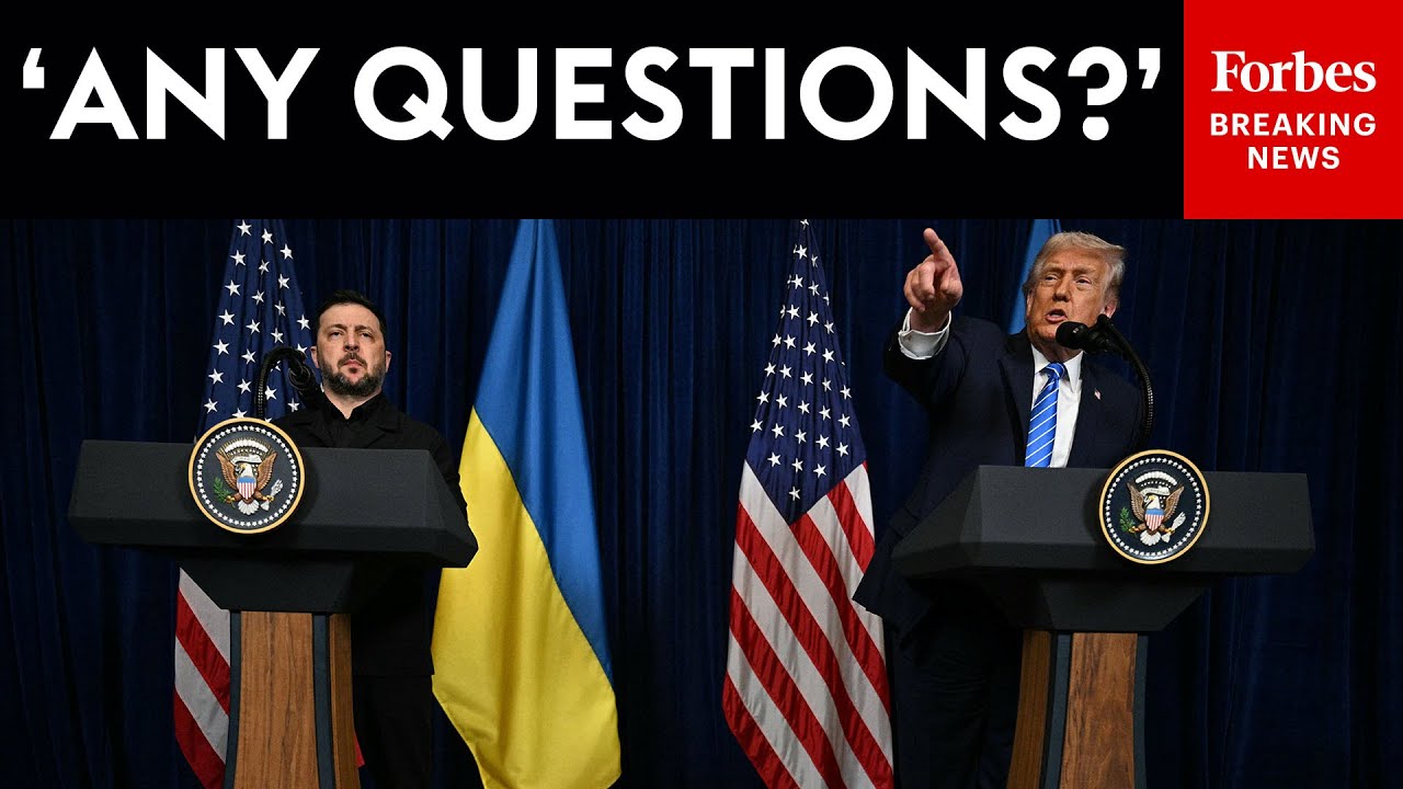 BREAKING NEWS: Trump And Zelensky Take Reporters' Questions At Mar-A-Lago Press Briefing