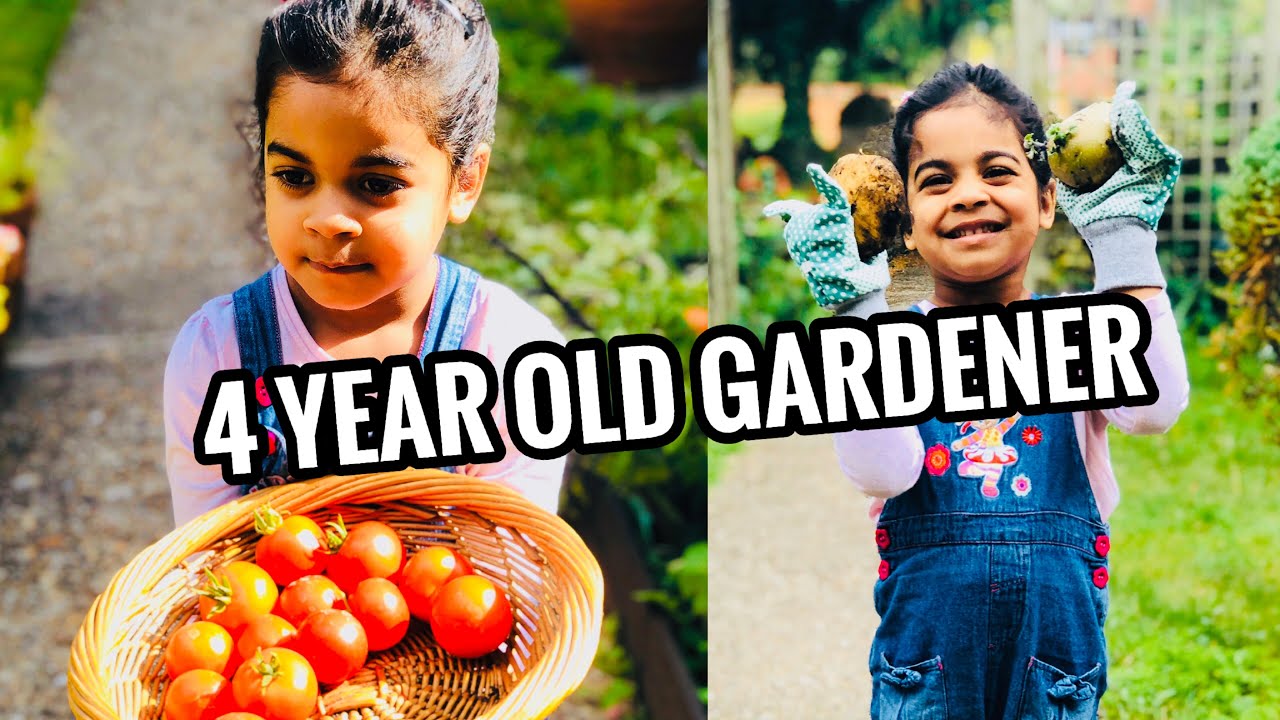 4 YEAR OLD GARDENER | 4 YEAR OLD CUTE GIRL GARDENER | KID GARDENER | CHILD GARDENER | ALKA CHHEDA