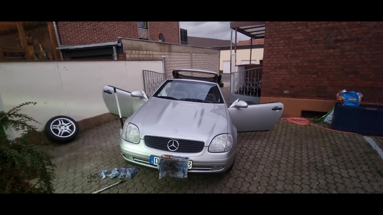 Mercedes SLK R 170 230 Kompressor Rostvorsorge + neue Fensterheber und Türfangbänder