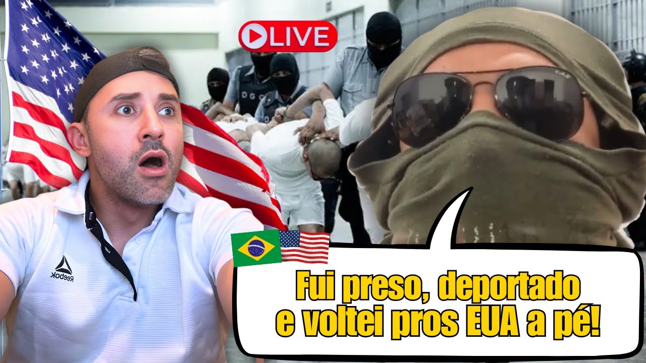 Fiquei 8 meses PRESO na IMIGRA&Ccedil;&Atilde;O... Fui DEPORTADO e voltei para o EUA por Terra!