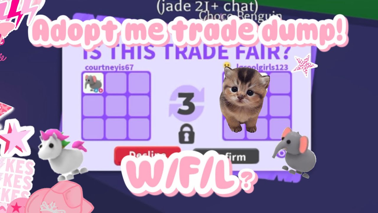 -MINI ADOPT ME TRADE DUMP! 😝🌟// Did some bad trades 🥲😼